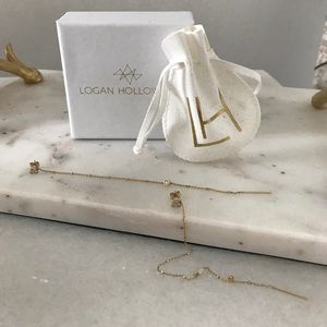 Logan Hollowell starshower thread earrings